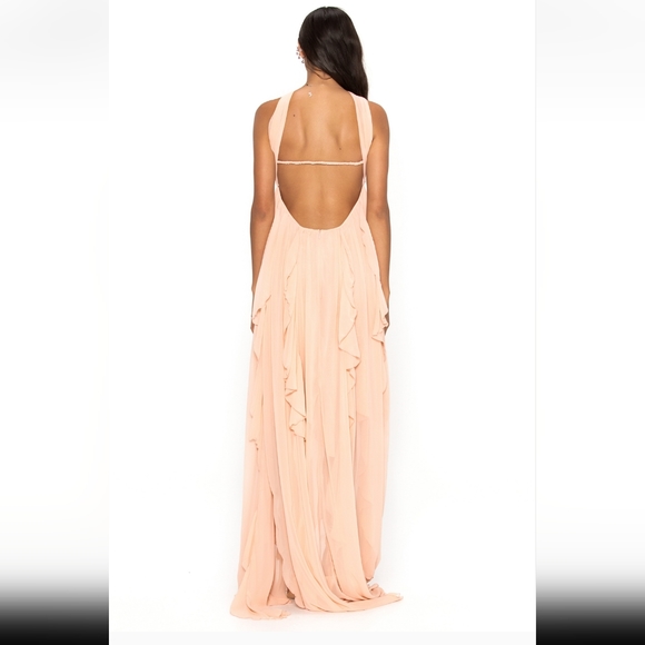 Peach maxi dress - Picture 4 of 4